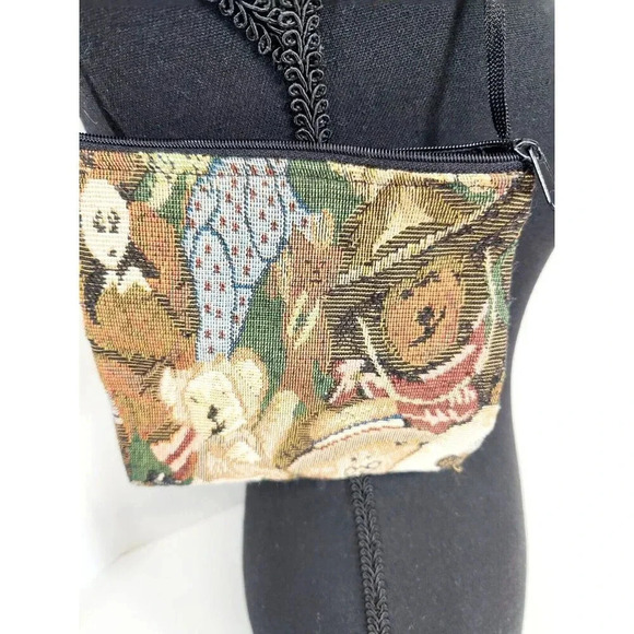 It's A Becky Bag Hand-Crafted USA Bear Stitch Patch Work Cross Shoulder … - Picture 2 of 6